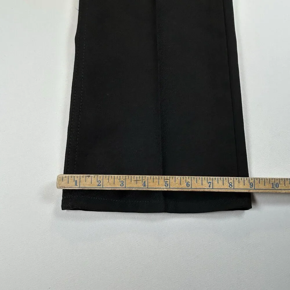 Wrangler Men's Black Dress Pants (light flare)